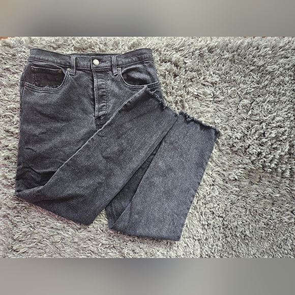 Denim Forum The Yoko High Rise Faded Black High-Rise Jeans - Picture 2 of 6